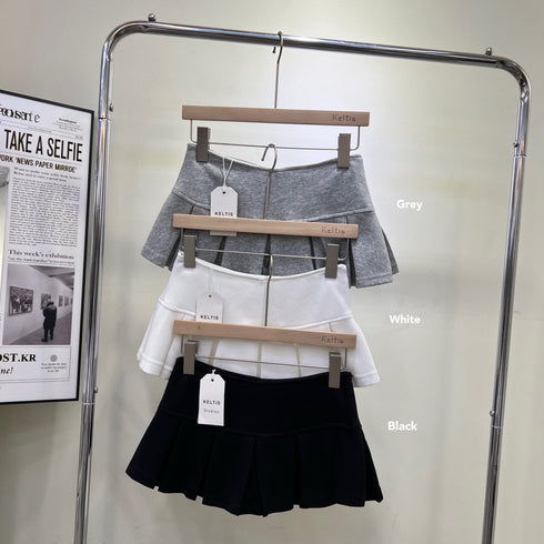 Pleated Mini Skort